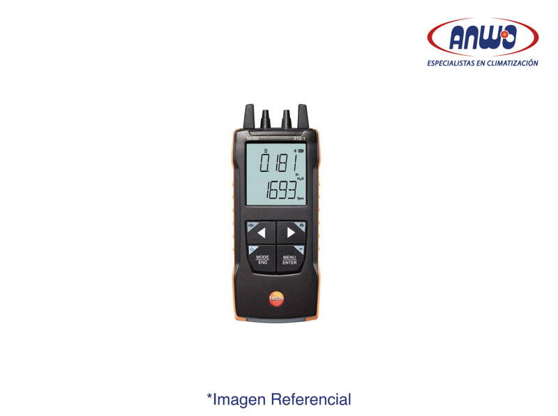 MANOMETRO PRESION DIFERENCIAL TESTO 512-1 (0 A 200 mbar) CON CONEXIÓN APP